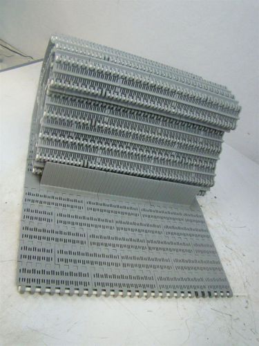Conveyor belt 19.8&#034; x 121.1 gray w/ cleats