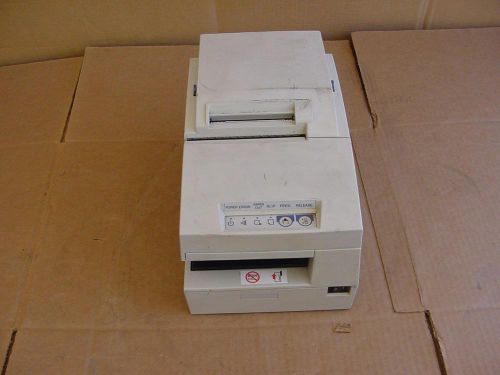 Epson pos receipt printer model tm-u675 - white .# for sale