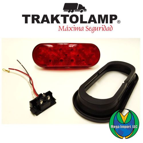 Light for truck, trailer and bus 10 LED Oval Sealed Lamp with Grommet for Mount