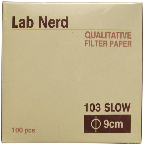 NC-12164, 9.0 cm Filter Paper, Qualitative Slow Flow, Pk/100