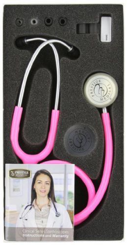 Prestige Medical Clinical Lite Stethoscope, NEON Pink