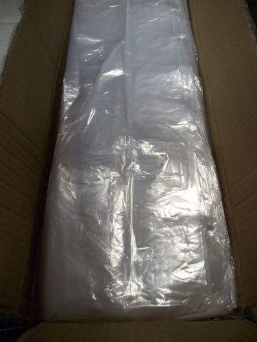 5.5&#034; x 4.75&#034; x 19&#034; side gusset poly tube food bags 1,000 fda for sale