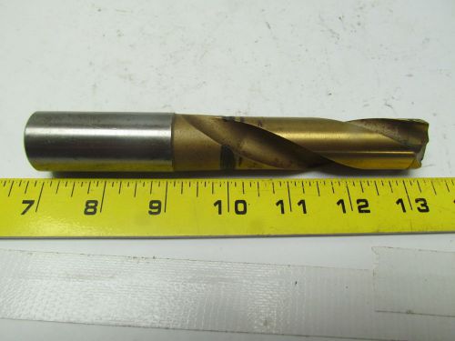 KDS225MA .885&#034; tin coated carbide tipped coolant thru drill bit 2-3/4&#034; proj cut