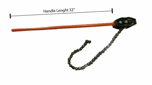 Heavy Duty Chain Wrench Pipe Diameter 6&#039;&#039;, Handle 32&#039;&#039; WT-2092