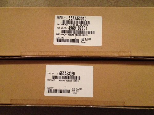 KONICA MINOLTA 8050 SET OF UPPER &amp; LOWER FUSER ROLLERS / KONICA OEM / NEW IN BOX