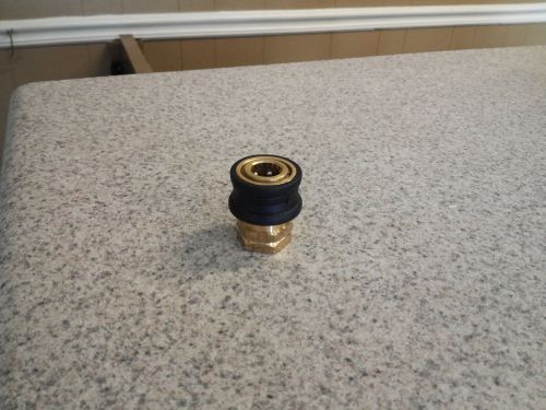 Brass Quick Disconnect Coupler 3/8&#034; Female Threads Plastic Casing.