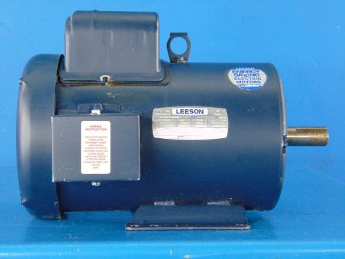5hp px184t frame 3500 rpm leeson tefc 230v. 1ph new surplus for sale