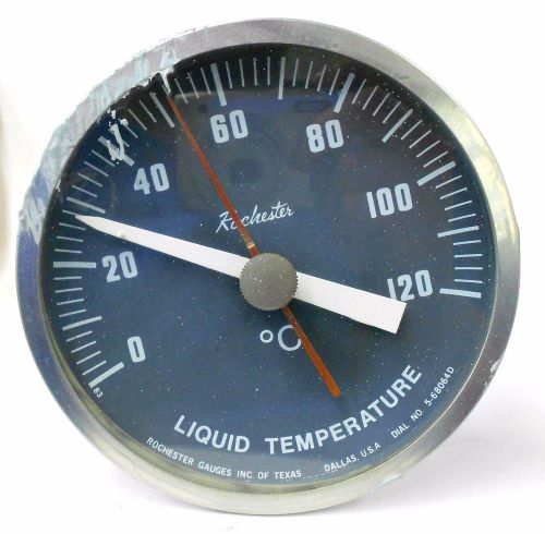 ROCHESTER GAUGES LIQUID TEMPERATURE GAUGE 5-68064D, RANGE: 0 - 120 °C