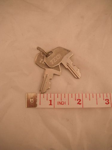 Tec reg 8r201 cash register  metal cut keys for sale