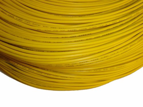 10ft 18 AWG Yellow Appliance Stranded Wire 105C 600V