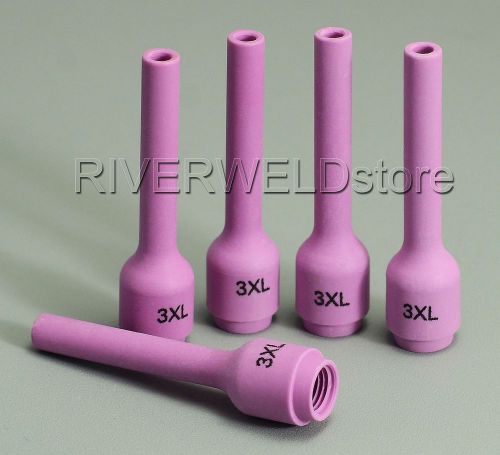 796F74 3L# Long Alumina Cups Nozzles Fit DB WP SR 9- 20 25 TIG Welding Torch 5PK