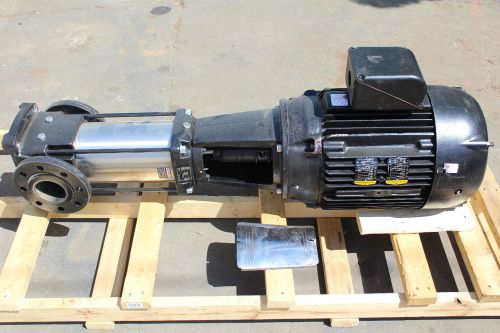 Grundfos 50hp 282gpm 230-460vac vertical multistage pump cr64-4-1 a-g-a-e-kube for sale
