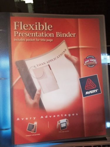 Avery Flexible Round Ring Presentation Binder, 1in Capacity, Blue - Lot of 16