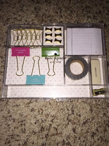 Kate Spade Whistle While You Work Tackle Box Desk Supplies