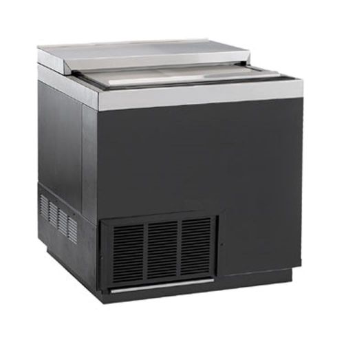 New krowne bc36-bg - 36&#034; black vinyl slide top bottle cooler for sale