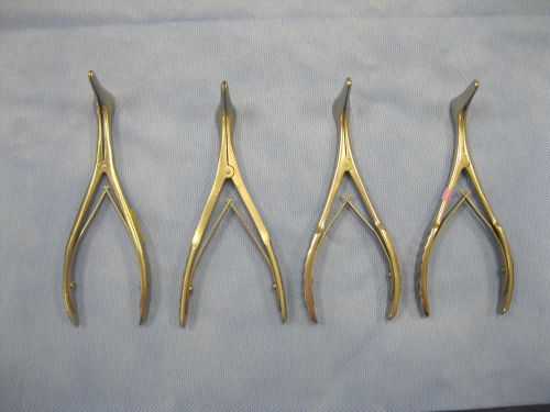 Lot of 4 ENT Nasal / Ear Stainless Speculum