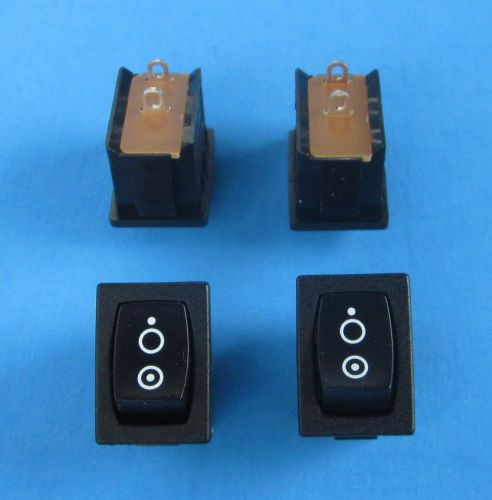 4 x AC 125V 15A / 250V 8A SPDT ON-OFF 2 Position 2 Pin Snap in Rocker Switch