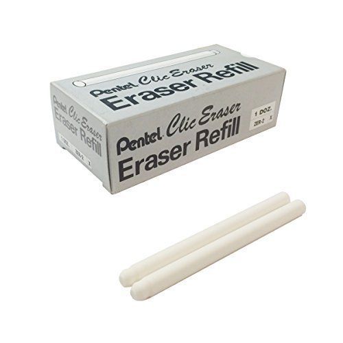 Refill Erasers for Clic Eraser, Contains 24 Erasers (ZER-2)
