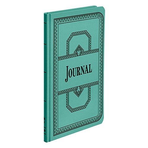 Boorum &amp; pease 66 series account book, journal ruled, green, 150 pages, 12-1/8&#034; for sale