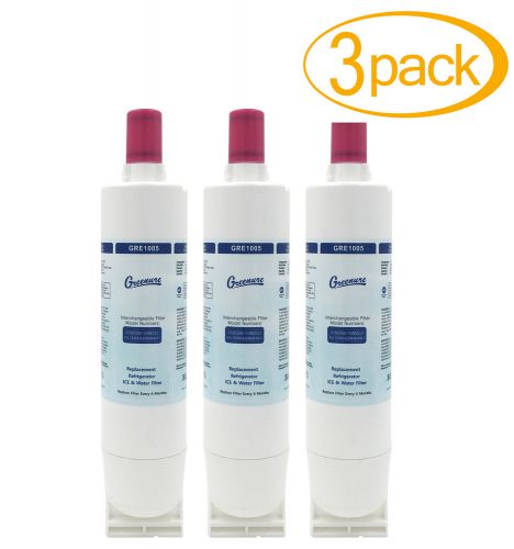 3- pack whirlpool kenmore 46-9010 wf28 4396508 4396510 refrigerator water filter for sale