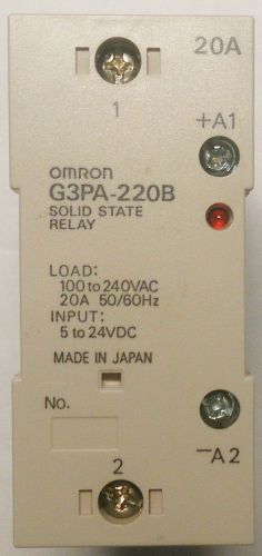 G3PA-220B DC 5 - 24 v Omron SSR Solid State Relay 20 A 220 v