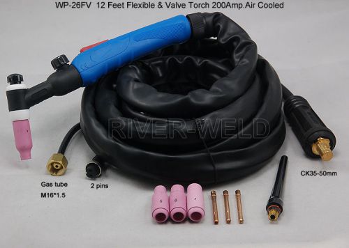 (sr)wp-26fv-12e-2 tig welding flexible valve torch body for sale