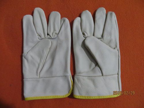 3 pair of Cowhide Leather Work Gloves  NEW