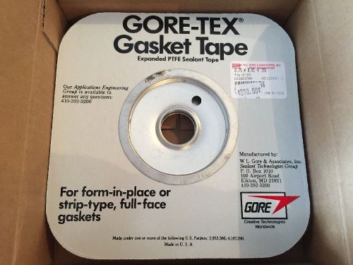 Gore-tex  -  0.75&#034; x 0.01&#034; x 100&#039; with adhesive  gore gasket tape-free shipping for sale