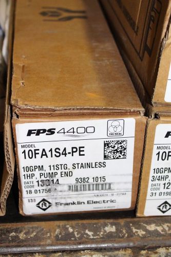 NEW FRANKLIN ELECTRIC PUMP END FPS4400 10FA1S4-PE