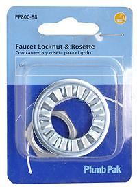 FAUCET LOCKNUT &amp; ROSETTE