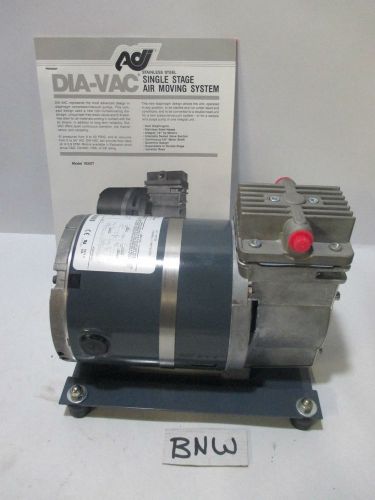 Air dimensions inc dia-vac model r121-ft-ea1 115v explosion proof diaphragm pump for sale