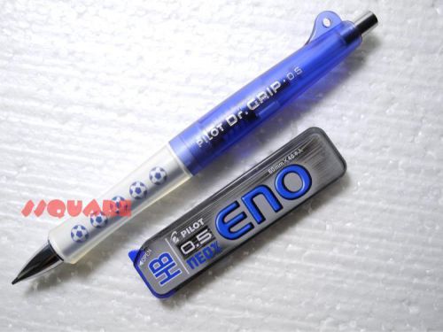 Pilot Dr. Grip Shaker 0.5mm Mechanical Pencil + Pencil leads, Football Blue