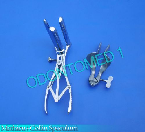 Collin Vaginal Speculum Small &amp; 3 Prong Mathieu Anal Speculum