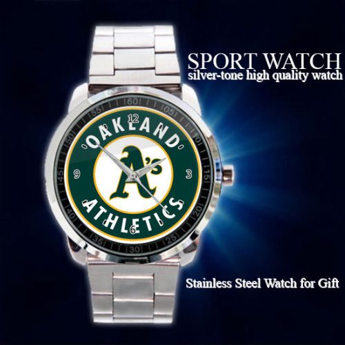 Oakland Athletics Logos Sport Metal Watch