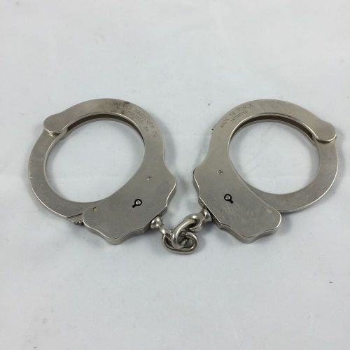 Peerless handcuff co. model #500 handcuffs (no key) # 063740 for sale
