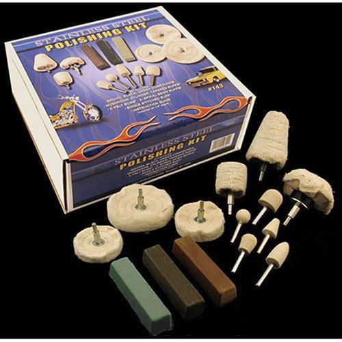 Enkay aluminum polishing kit #142 with compounds and buffing wheels for sale