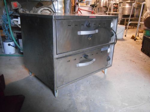 Used 2 drawer countertop  bread / food warming cabinet for sale