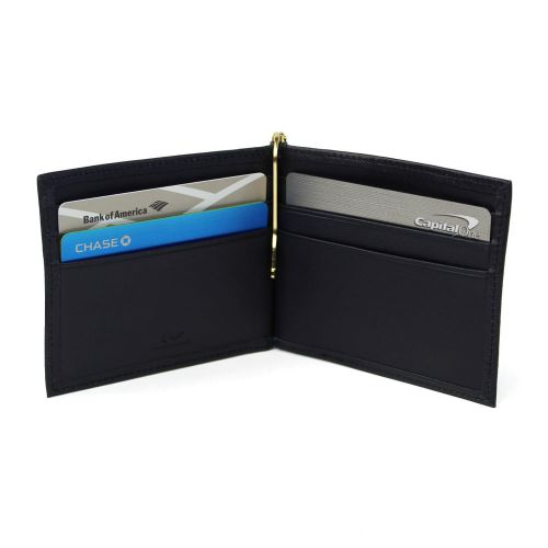 ROYCE Slim Men&#039;s Money Clip Credit Card Wallet in Genuine Leather