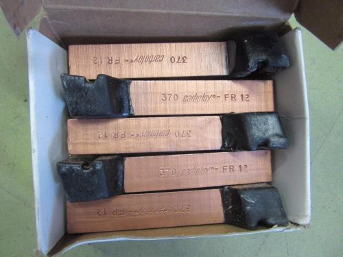 CARBOLOY Lathe Tool Bits with Carbide Tip F12 370 5 pc  NOS