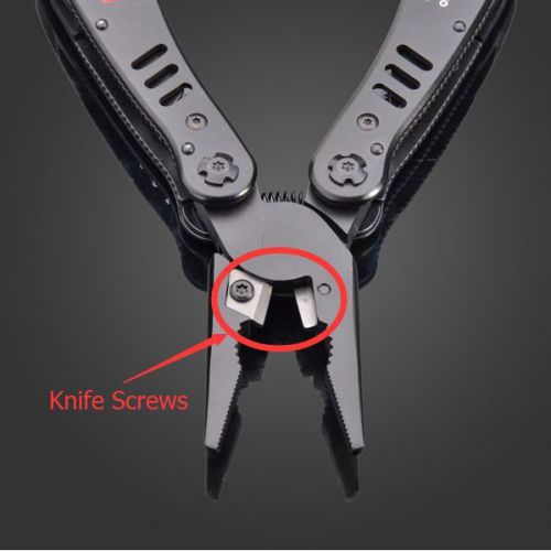 2pcs/1pair Cutting Knife Blades with 2pieces Screws for GANZO 302B Multi Pliers