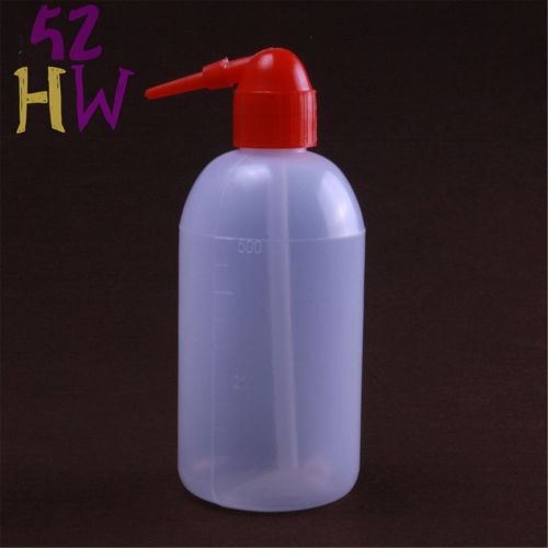 500ml Plastic Washing Bottle,Red Bend Mouth,PE Labware
