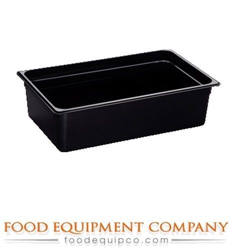 Cambro 18CW110 Camwear® Food Pan plastic full-size 8&#034;D black  - Case of 6