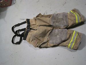 Globe Gxtreme DCFD Firefighter Pants Turn Out Gear USED Size 40x30 (P-0213