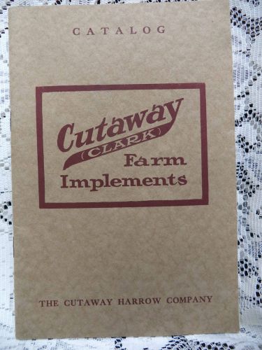 The Cutaway Harrow Co Farm Implement Catalog Farm Horse Drawn Equipment
