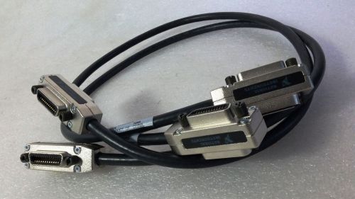 Lot Of 2 NI 763507B-01 GPIB IEEE488 Metal Connector 1 Metre Cable