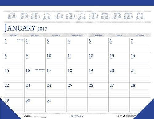 House of Doolittle 2017 Monthly Desk Pad Calendar, Classic, 22&#034; x 17&#034;