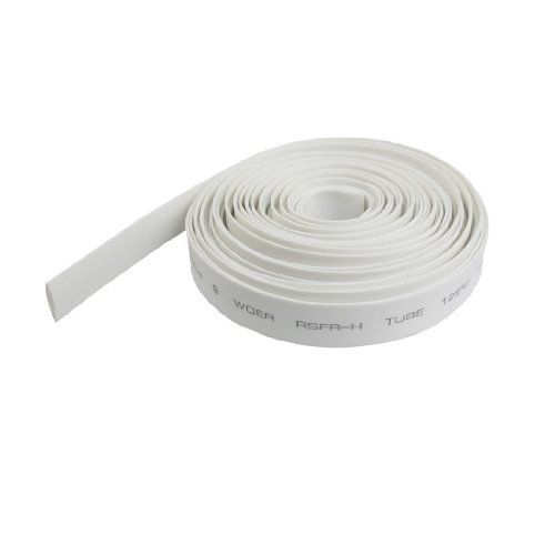 Amico ratio 2:1 7mm dia white polyolefin heat shrinkable tube 6m 19.7ft for sale