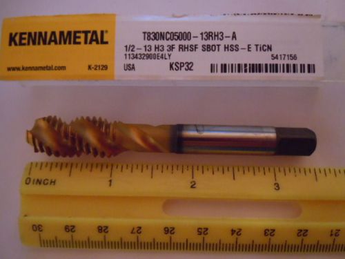 KENNAMETAL - 1/2-13 H3 37 RHSF SBOT HSS -E  TiCN   (2pcs)