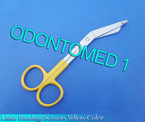 1 Lister Bandage Nurse Scissors - Color Handles(Yellow)