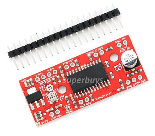 Easydriver shield stepping stepper motor driver v4.4 a3967 microstepping arduino for sale